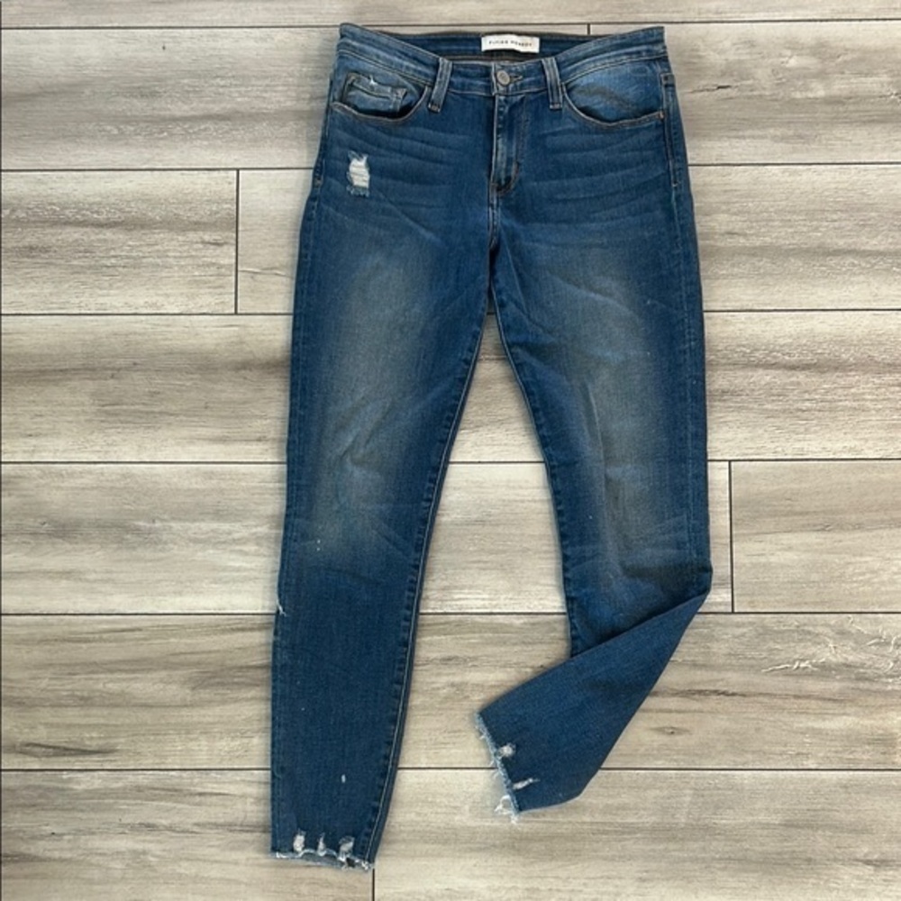 Flying Monkey Skinny ankle bleach splatter jeans size 26